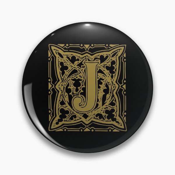 Item preview, Vintage Letter J Gold designed and sold by yourscotborders.