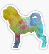 Griffon Belge in watercolor Sticker