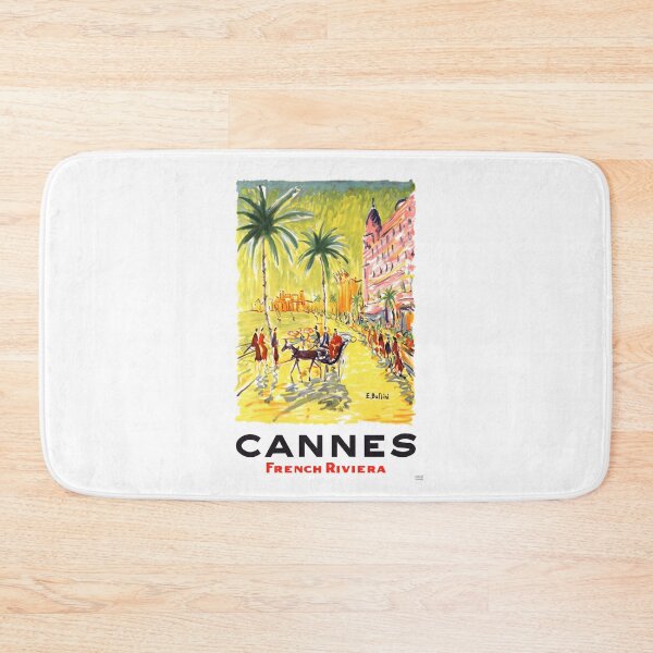 Item preview, 1958 CANNES French Riviera Travel Poster designed and sold by retrographics.