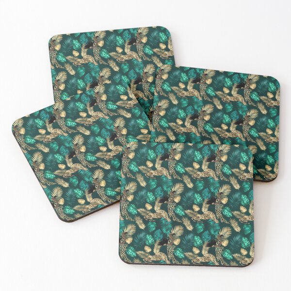 Item preview, Gold and Leopard Leopard Pattern designed and sold by RougeAtelier.
