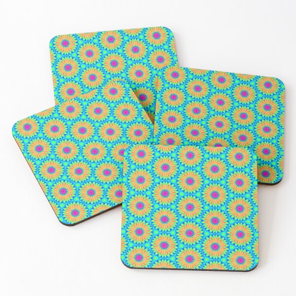 FLOWER POWER Coasters (Set of 4)