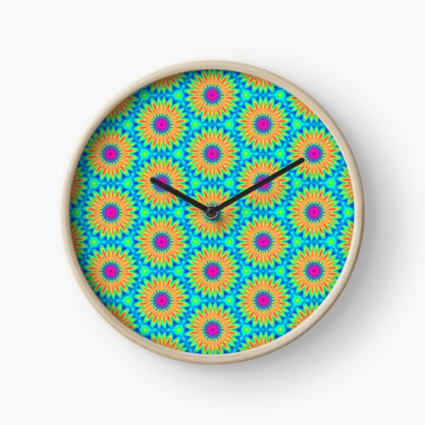 FLOWER POWER Clock