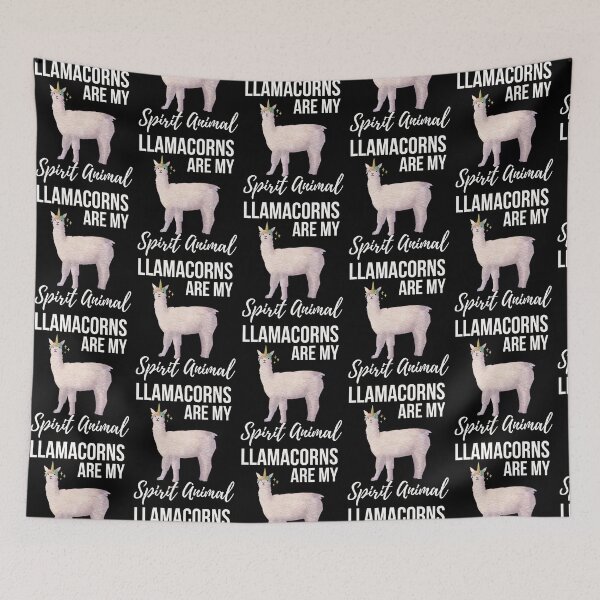 Item preview, Llamacorns Are My Spirit Animal designed and sold by fatamyfan1.