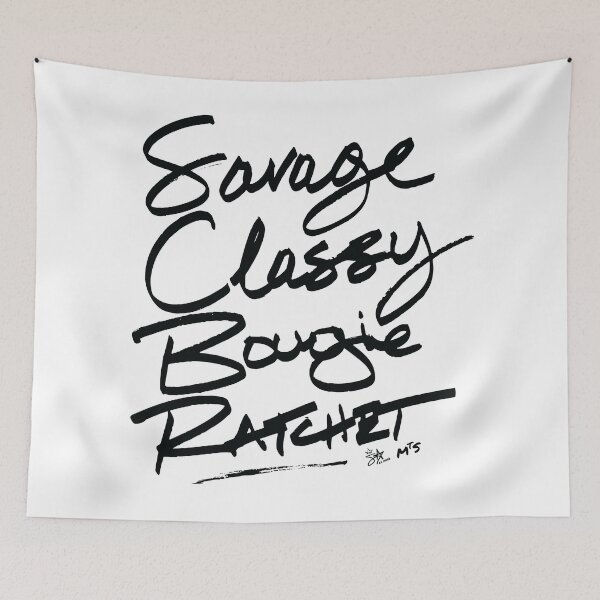 Item preview, Savage, Classy, Bougie, Ratchet HOT GIRL MEG - BLACK designed and sold by Sc0ttay.