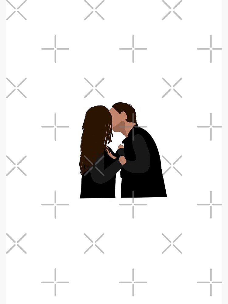 Delena First Kiss | Sticker