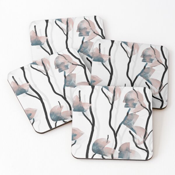 Item preview, Modern Climbing Vine -- Rose Teal designed and sold by ArgyleImp.