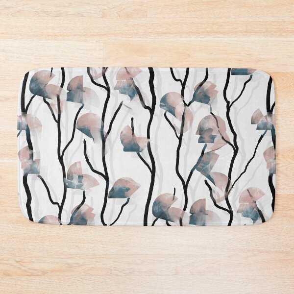 Item preview, Modern Climbing Vine -- Rose Teal designed and sold by ArgyleImp.