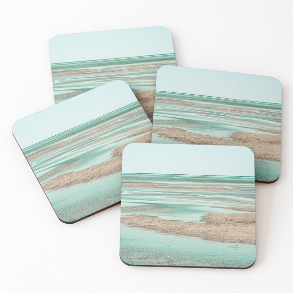 Item preview, Aqua and Beige Coastal Abstract designed and sold by Brooke T Ryan Photographic Art.