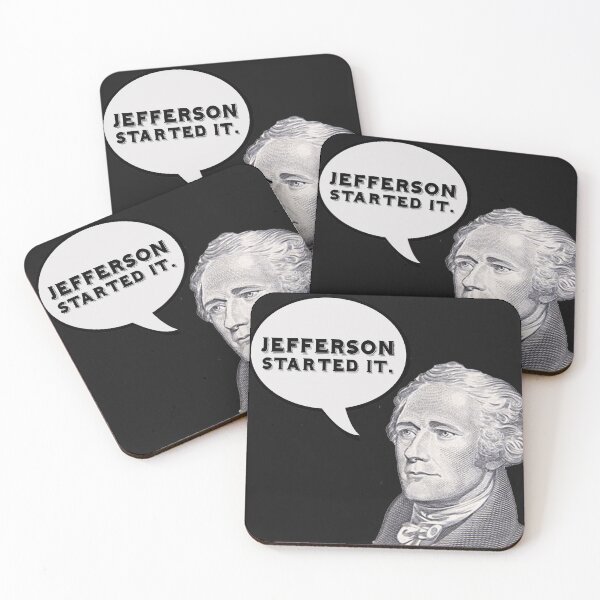 Item preview, Jefferson Started It - Hamilton Musical Quote designed and sold by KristyBDesigns.