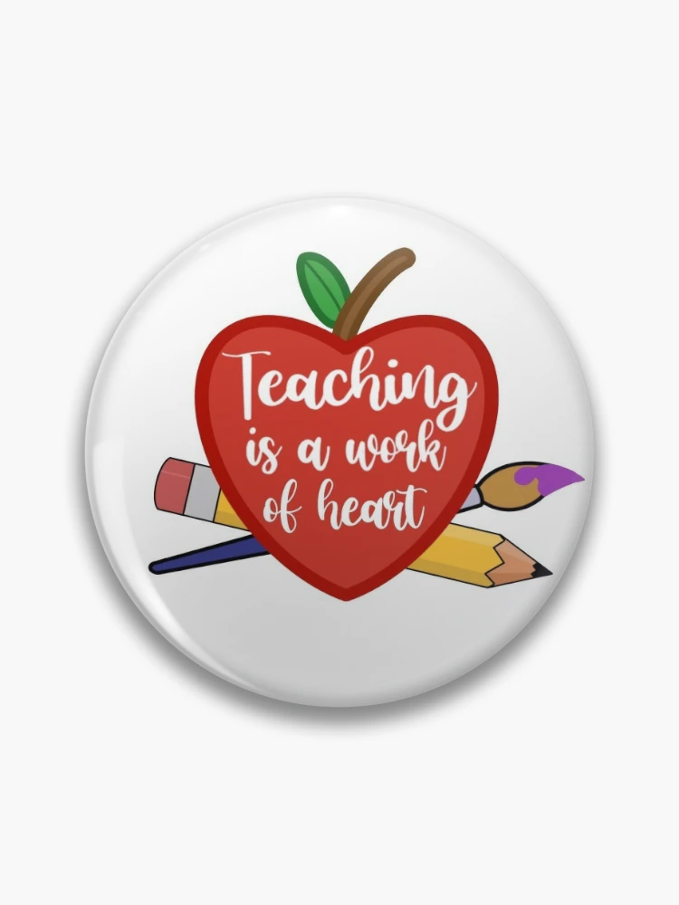 Teaching Is A Work of Heart Pen with Case