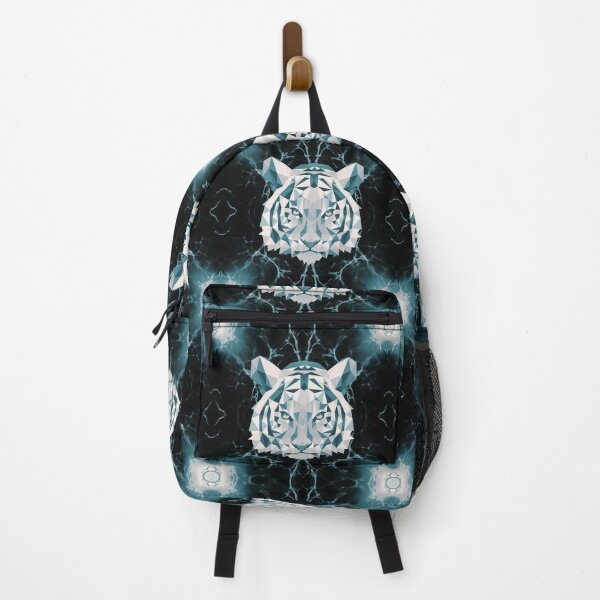 Item preview, Geometric Frozen Ice Tiger Chinese New Year - Blue designed and sold by NoMatterLab.