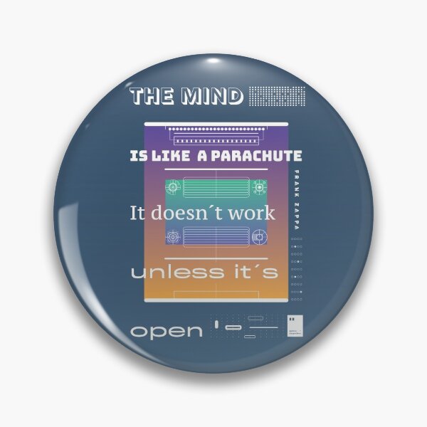 Item preview, The mind is like a parachute. It doesn´t work unless it´s open designed and sold by quotesonposters.
