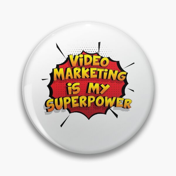 Item preview, Video Marketing is my Superpower Funny Design Video Marketing Gift designed and sold by Custom365.
