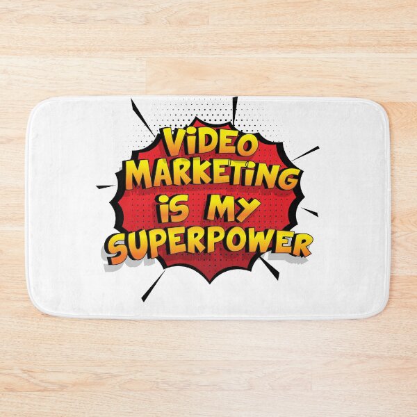 Item preview, Video Marketing is my Superpower Funny Design Video Marketing Gift designed and sold by Custom365.