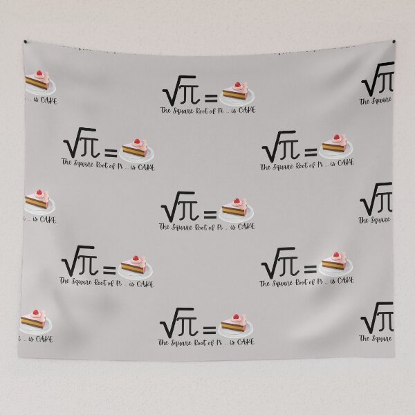 Item preview, Square Root of Pi is CAKE designed and sold by sgmydesigns.