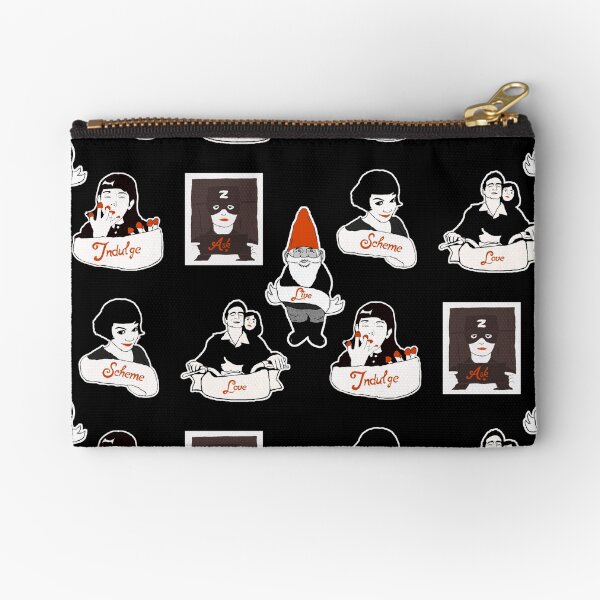 Bits and Bobs: Amelie (B & W) Zipper Pouch