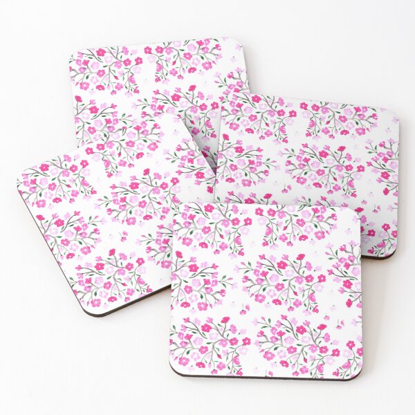 Artikelvorschau, Pink Cherry Blossoms Hand Painted entworfen und verkauft von Sharon Schwalbe.