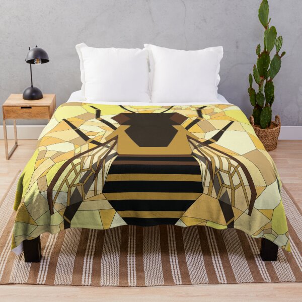 Item preview, Geometric Honey Bee designed and sold by Caseymakesart.