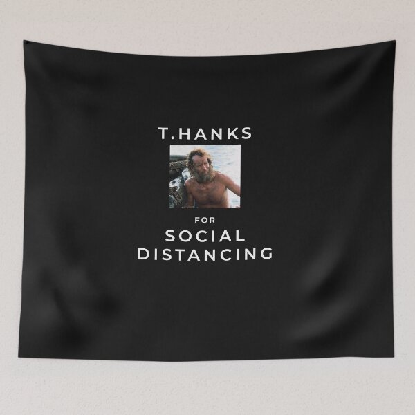 Item preview, T.Hanks for social distancing designed and sold by Primotees.