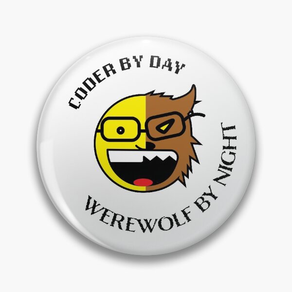 Item preview, Coder by Day, Werewolf by Night designed and sold by kingroy.