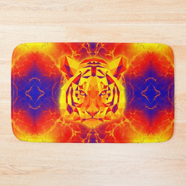 Item preview, Geometric Tiger Chinese New Year - Fire Storm  designed and sold by NoMatterLab.