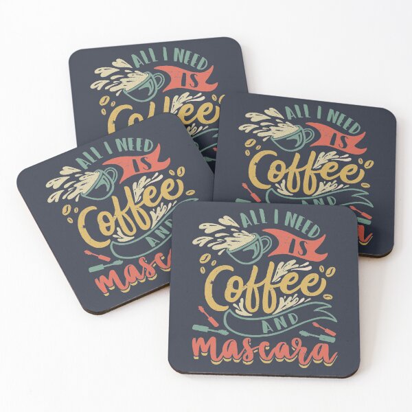 Item preview, Coffee And Mascara Is All I Need designed and sold by giftsbyminuet.