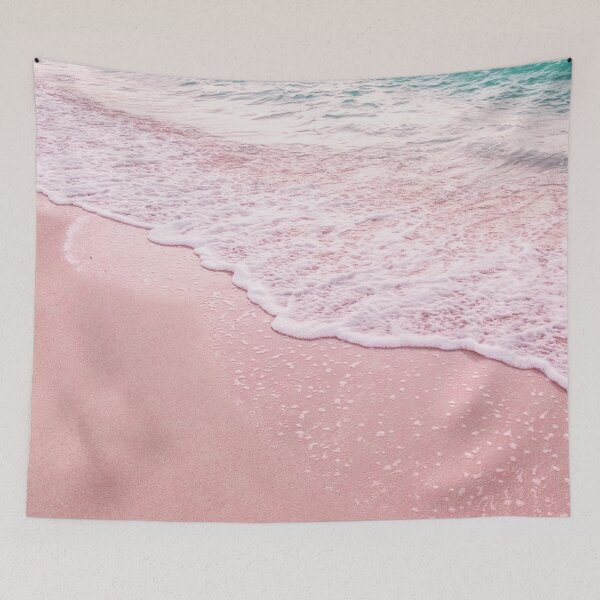 Item preview, Olas de mar de arena rosa designed and sold by Sunny Collections.