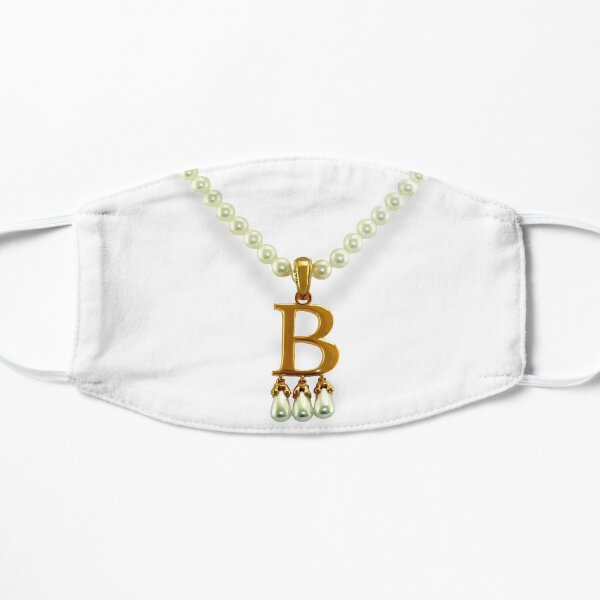 Anne Boleyn Necklace Gold Flat Mask