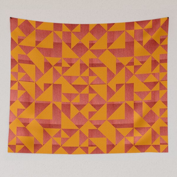 Item preview, Orange Mix Geometric Pattern designed and sold by Salote Faotusia.