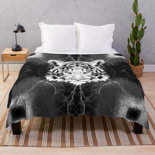 Item preview, Geometric Black And White Tiger Chinese New Year designed and sold by NoMatterLab.