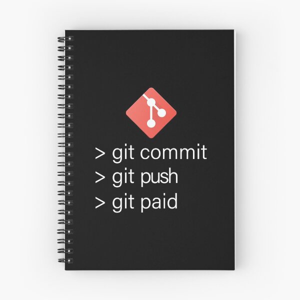 Item preview, Git Commit Git Push Git Paid,  Funny and Motivational Design for programmer, Software Engineers designed and sold by OxmatDesign.