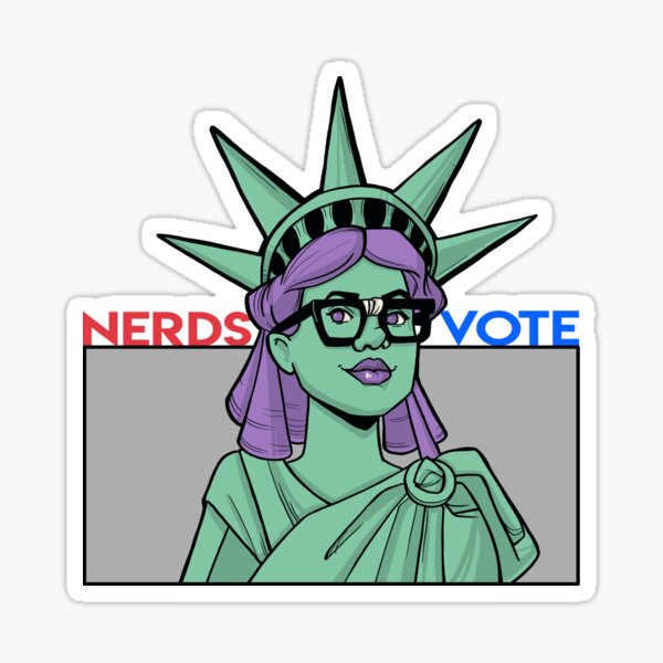 Lady Liberty - NerdsVote x Karen Hallion Sticker