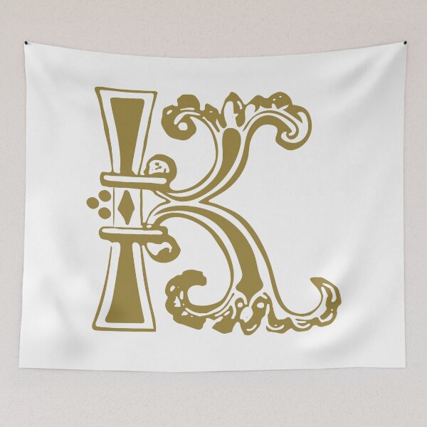 Item preview, Vintage Letter K Gold designed and sold by yourscotborders.