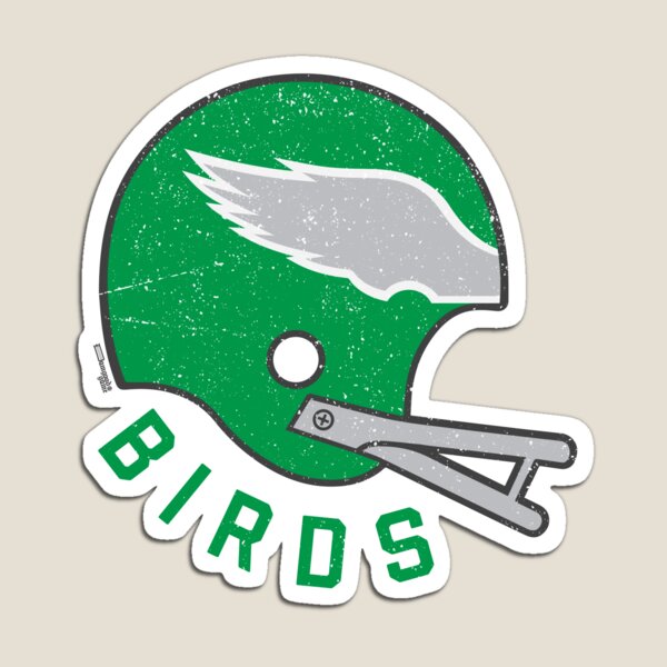 Lets Go Birds, Retro - White - Eagles - Magnet