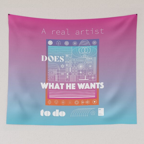 Item preview, A real artist does what he wants to do designed and sold by quotesonposters.