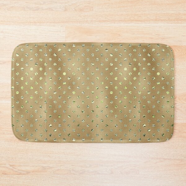 Item preview, Diamond Polka Dots on Sandy Bronze Background designed and sold by BloomCatB.