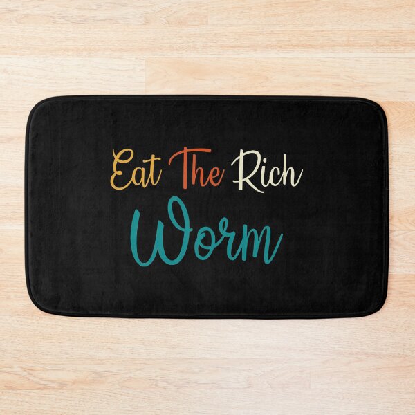 Item preview, eat the rich worm retro colors designed and sold by WilliamsGFX.