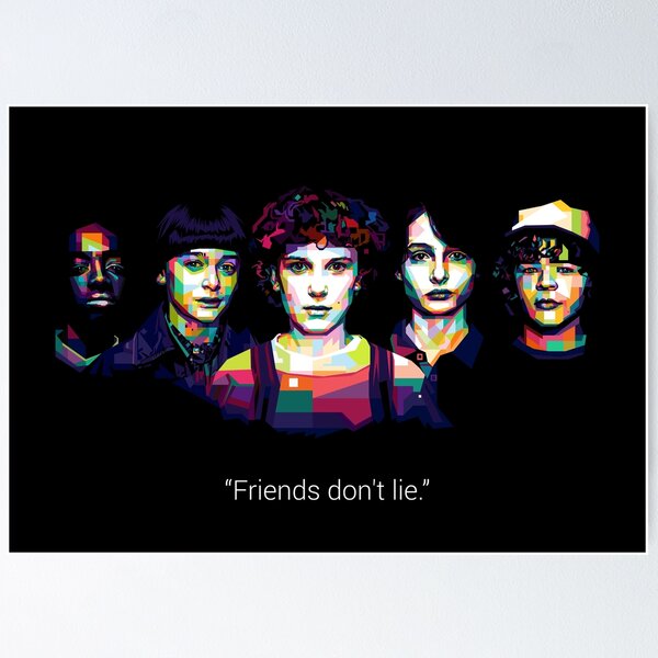 Friends Don't Lie, Stranger Things #1 Kids T-Shirt by Luthfi Khaerul - Fine  Art America