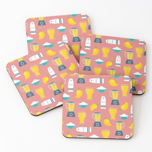 Item preview, Sunday brunch with mango smoothie pattern designed and sold by The Pattern Mill.