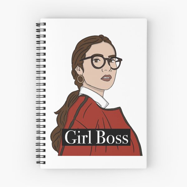 Item preview, Girl boss elegant red classic with brown eyes designed and sold by Nathsmo.