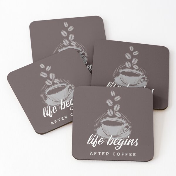 Item preview, Life Begins After Coffee designed and sold by QuantumDesigns.