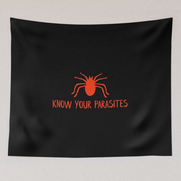 Item preview, know your parasites white  designed and sold by WilliamsGFX.