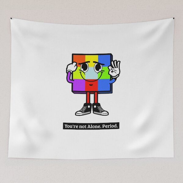Item preview, You're Not Alone teenage cartoon inspiration t-shirt designed and sold by Siahtasi55.
