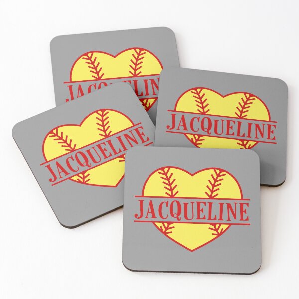 Item preview, Jacqueline Softball Heart Name Fastpitch Player Mom Love design designed and sold by nikkidawn74.