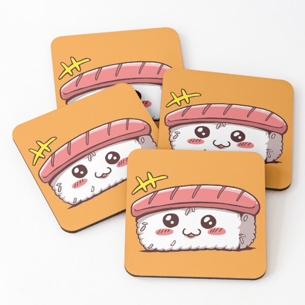 Item preview, Cute Kawaii Sushi Roll - Japanese Food designed and sold by cutenfunny.