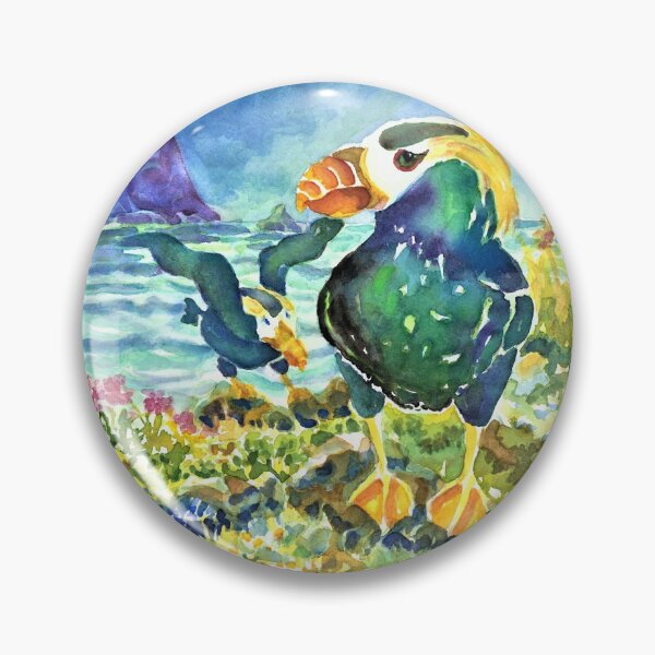 Item preview, Puffins designed and sold by Ann Nicholson.
