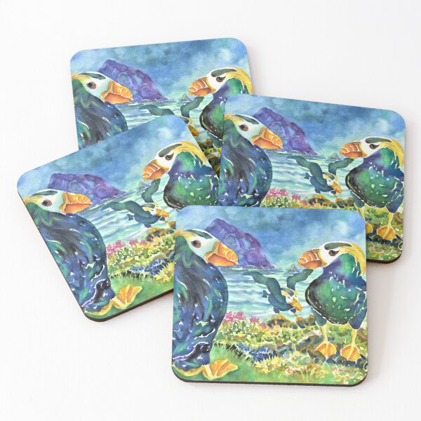 Item preview, Puffins designed and sold by Ann Nicholson.
