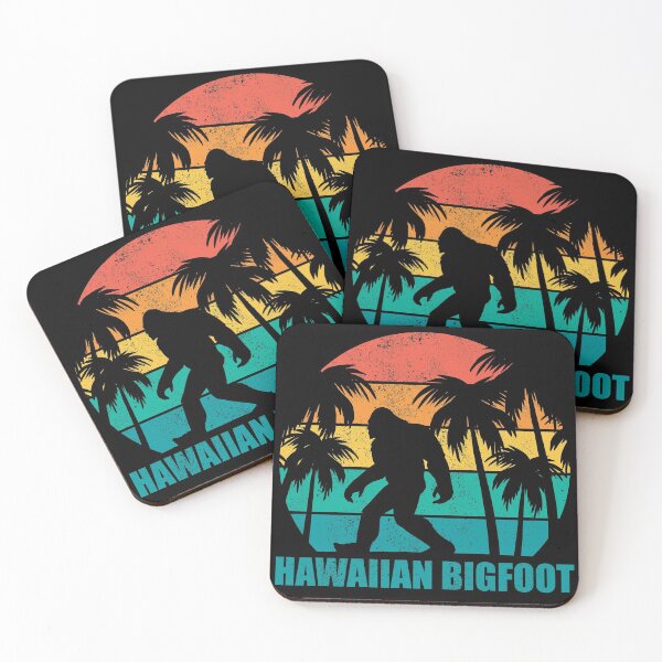 Item preview, Hawaiian Bigfoot Vintage Retro Sunset Distressed designed and sold by RandomStuffShop.