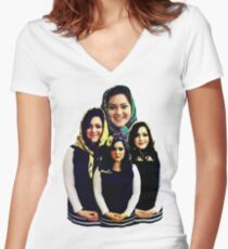 Dolls - Russian Dolls Women's Fitted V-Neck T-Shirt