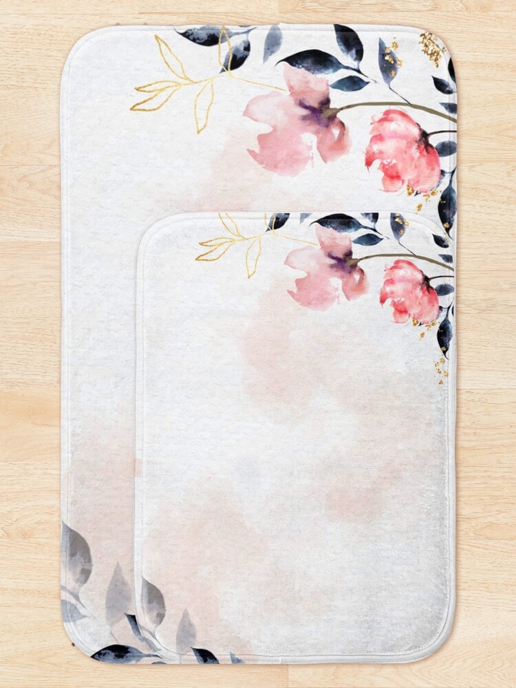 Alternate view of Roses Bath Mat